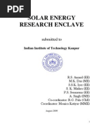 Solar Energy Proposal From IIT Kanpur