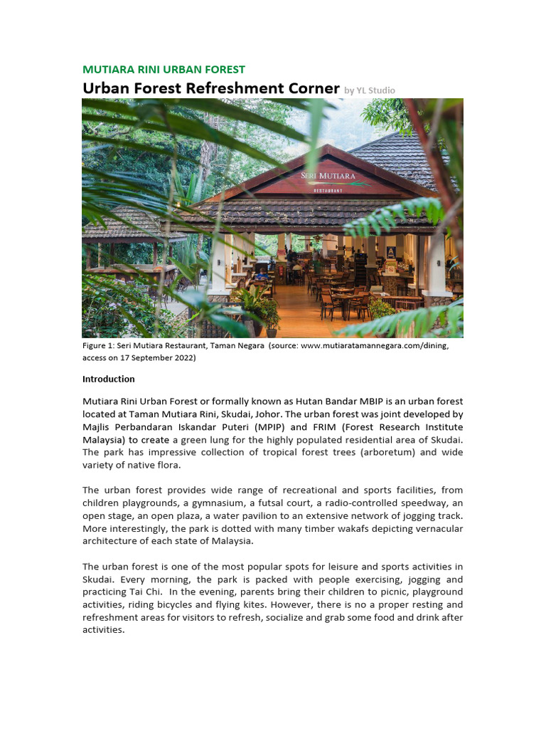 Refreshment Corner Design for Mutiara Rini | PDF | Art