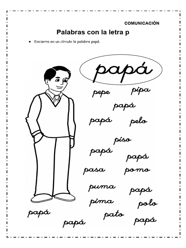Actividades con M y P para Niños | PDF
