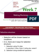 Week Selection C