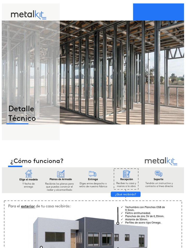 detalle_tecnico_metalkit_M | PDF | Ingeniería de Edificación