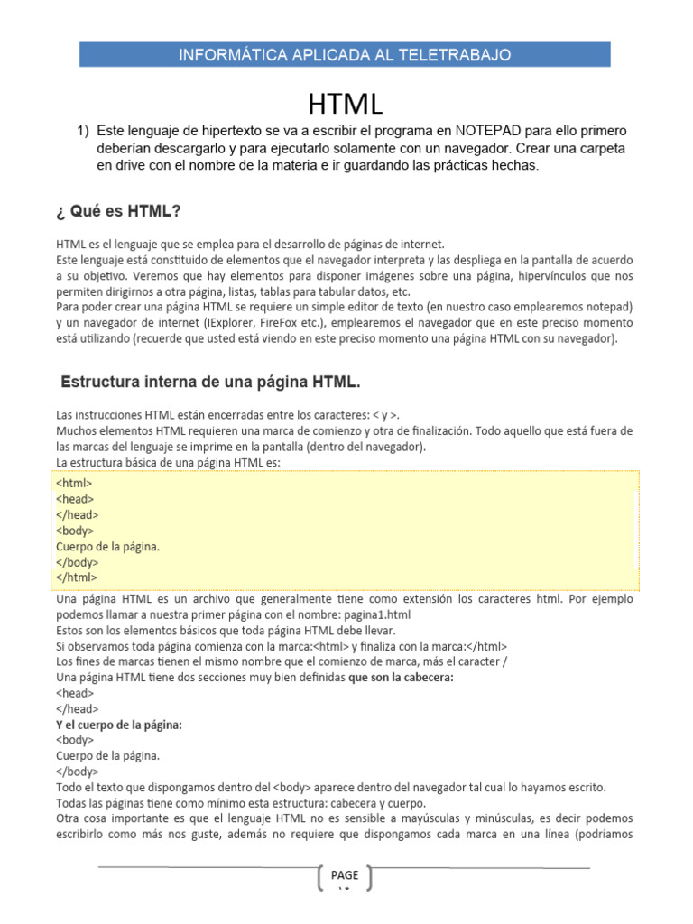 HTML Act 1 1 | PDF | HTML | Mi sql