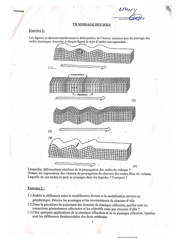 TD Géophysique App Gci3 | PDF
