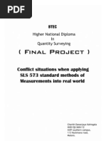 Download Conflict Situations When Applying SLS573 Standards Methods of Measurements Into Real World by Charith Dananjaya Kahingala SN73639943 doc pdf