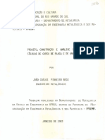 Projeto Construção e Análise de Células de Carga Em Placa e Anel