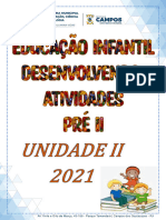 Atividades Do Pré II em PDF Corrigidas para o Portal