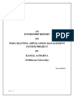 Web Chatting Application Project Report Management System