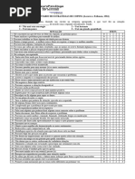 Teste: SRQ 20 - Self Report Questionnaire | PDF