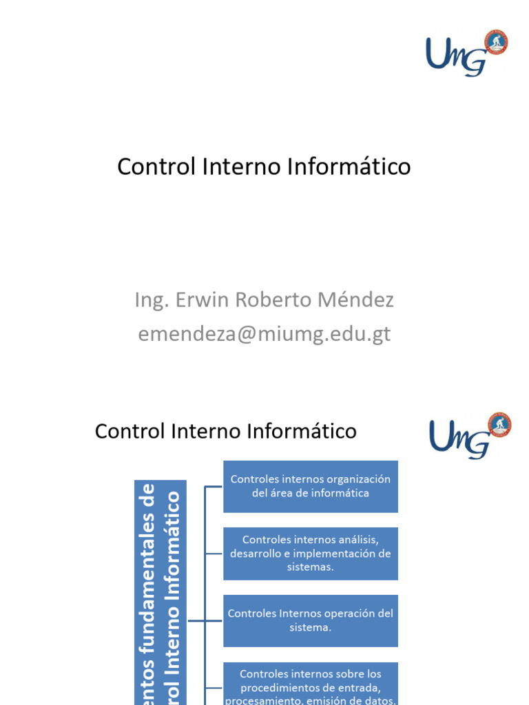 Control Interno en Sistemas Informáticos | PDF | Contraseña | Información