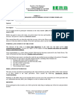 Form 5 2 Informed Consent Form Template