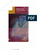 ACSMs Guidelines for Ex Testing Prescription