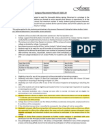 Campus Placement Policy AY 2023