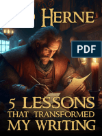 5 Lessons That Transformed My Writing - Jed Herne