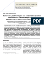 Soil Erosion, Sediment Yield and Conservation Practices