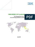 2008 ASEAN CIO Leadership Study