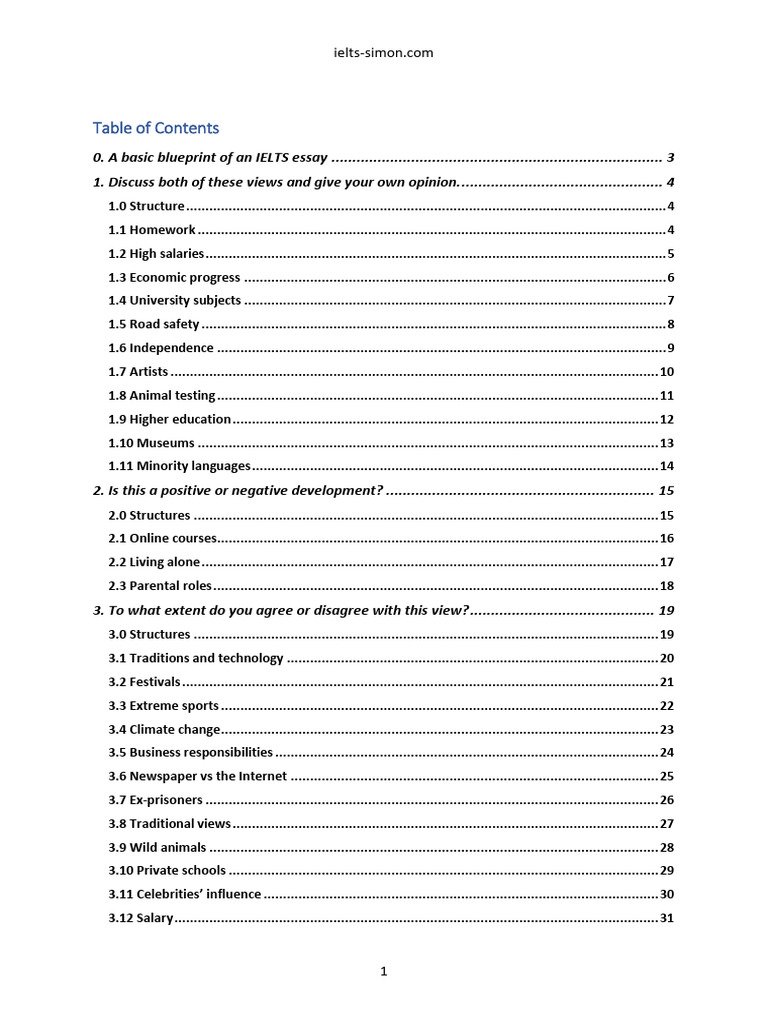 IELTS Simon Task 2 Essay Guide | PDF | Cost Of Living | Salary