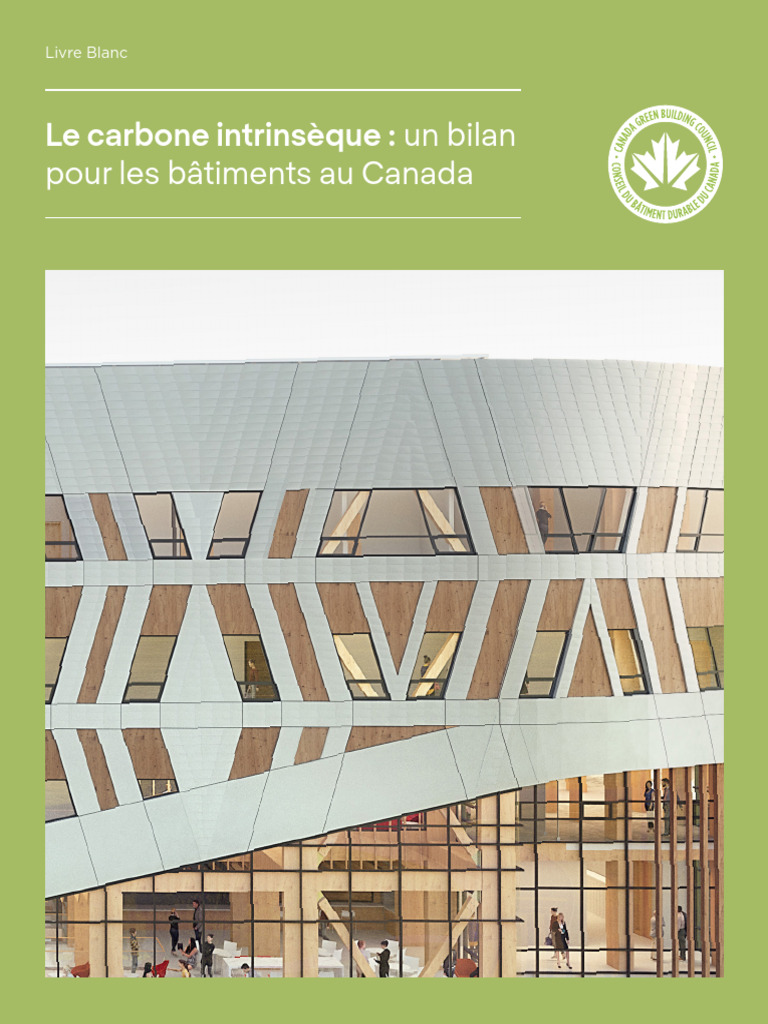 Bilan du carbone intrinsèque au Canada | PDF | Béton | Acier