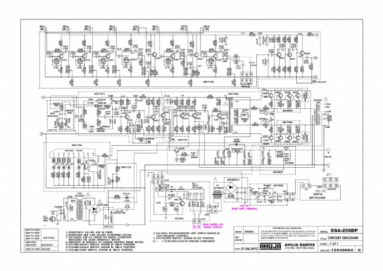 Ahuja 250 watts PA_1 | PDF