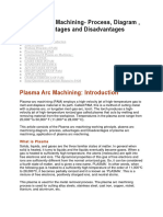 Plasma Arc Machining-Process, Diagram, Advantages and Disadvantages