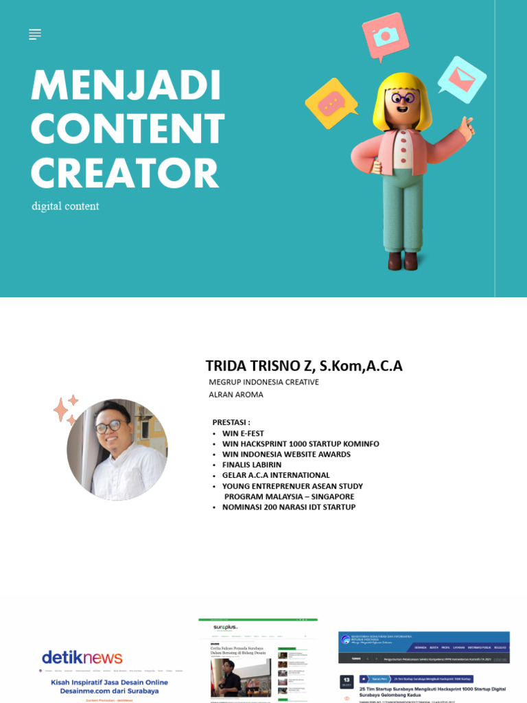 Panduan Menjadi Content Creator | PDF | Bisnis | Seni