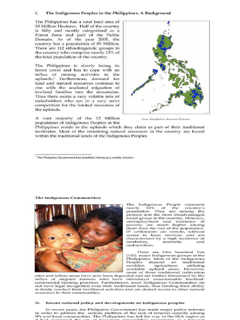 Challenges For The Philippine Indigenous Peoples | PDF