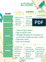 Cuadro Comparativo Diagrama de Proyecto Infantil Doodles Ilustrado Verde