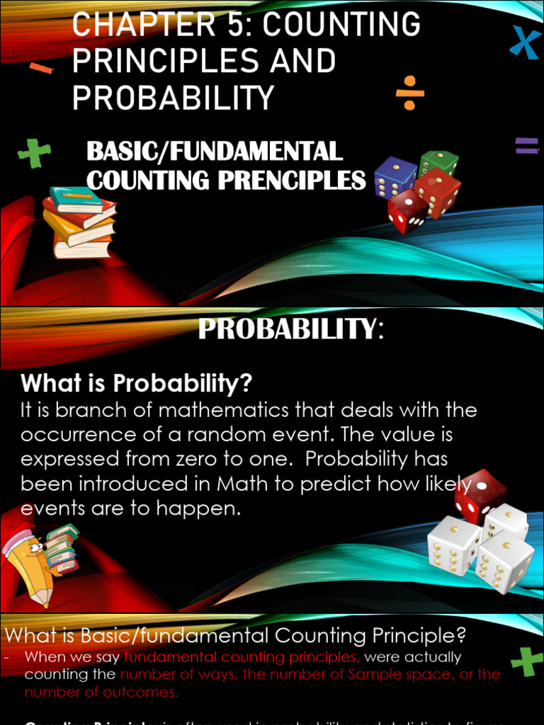 Chapter 5 Counting Principles Probability | PDF | Probability ...