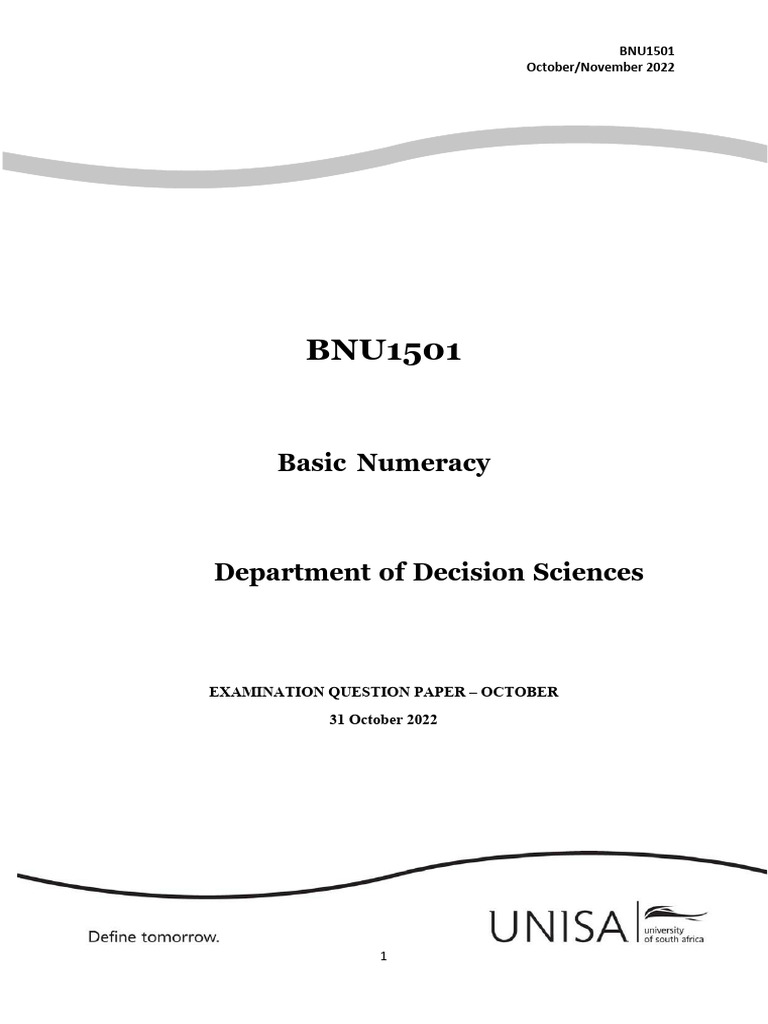 Bnu1501 oct nov 2022 examination paper pdf area interest