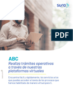 Trámites Operativos en Canales Virtuales - Brochure