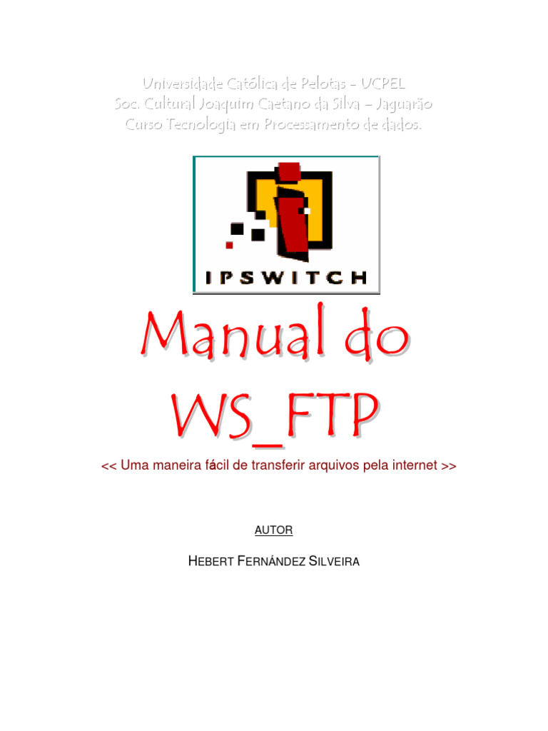 Guia Prático do WS_FTP | PDF | Protocolo de transferência de arquivos ...