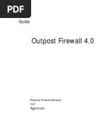 Outpost Firewall 4.0: Maintenance Guide