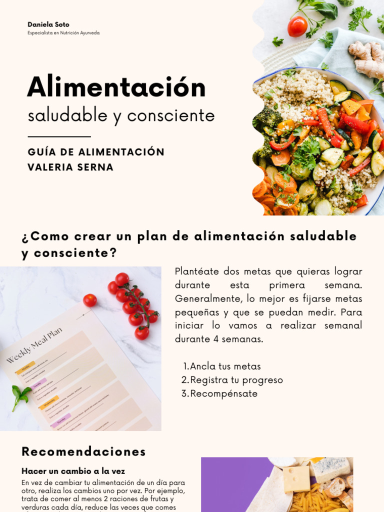 Programa de Alimentación Valeria Serna | PDF | Nutrición | Dieta y ...