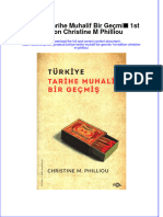 PDF of Turkiye Tarihe Muhalif Bir Gecmis 1St Edition Christine M Philliou Full Chapter Ebook