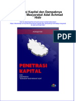 PDF of Penetrasi Kapital Dan Dampaknya Terhadap Masyarakat Adat Achmad Hidir Full Chapter Ebook