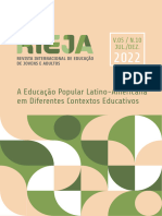 Apresentação. A Educação Popular Latino-Americana em Diferentes Contextos Educativo.