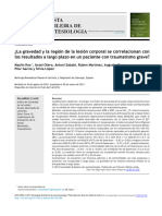 La Gravedad y La Regi N de La Lesi N Corporal Se - 2014 - Brazilian Journal of