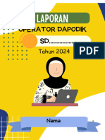 Contoh Laporan Operator Dapodik