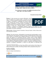 38.precarização Das Relações de Trabalho Na Educação Infantil Comunitária em Porto Alegre