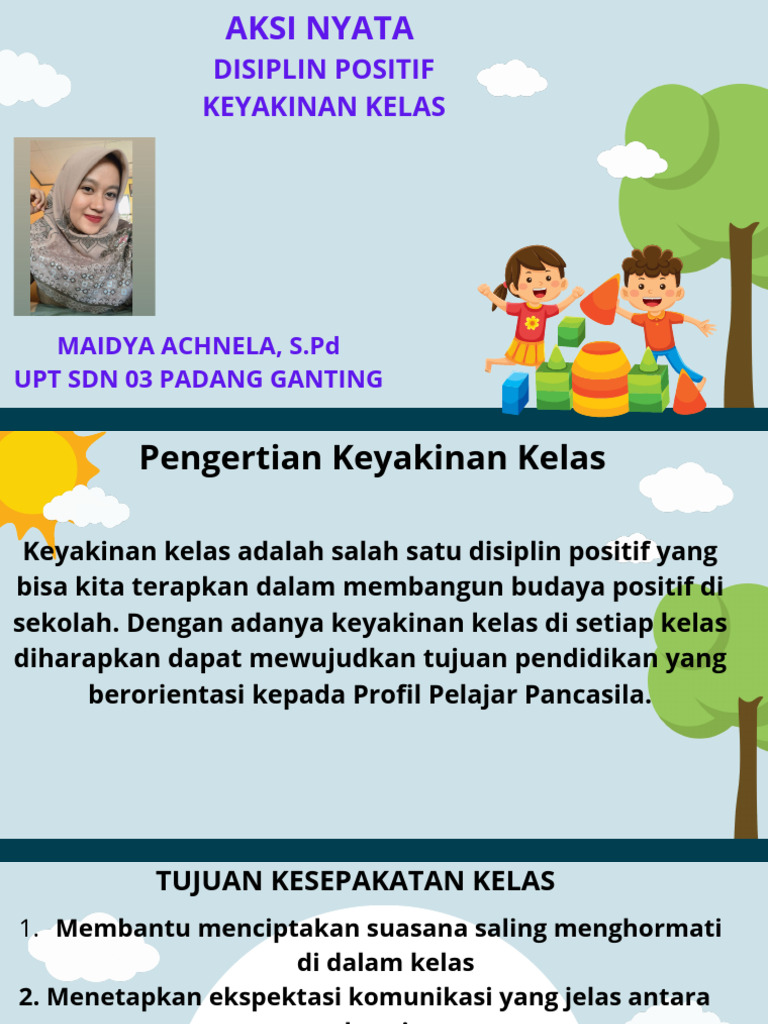 Disiplin Positif: Keyakinan Kelas | PDF