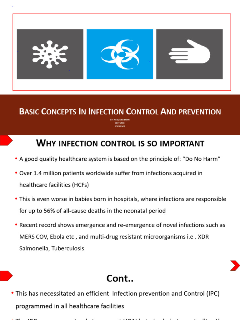Basic Concepts in Infection Control and Prevention | PDF | Hospital ...
