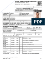 Examination Session 2023-24 Bachelor of Arts-Year-3-Sem-6: 1. Exam Form Verification #