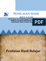 Penilaian Hasil Belajar