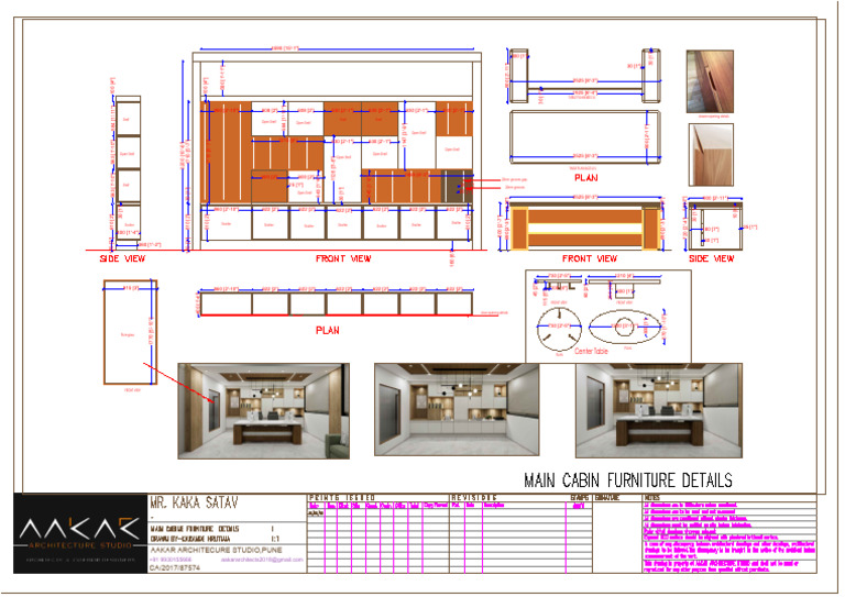 MAIN CABIN FURNITURE DETAILS PDF Furniture