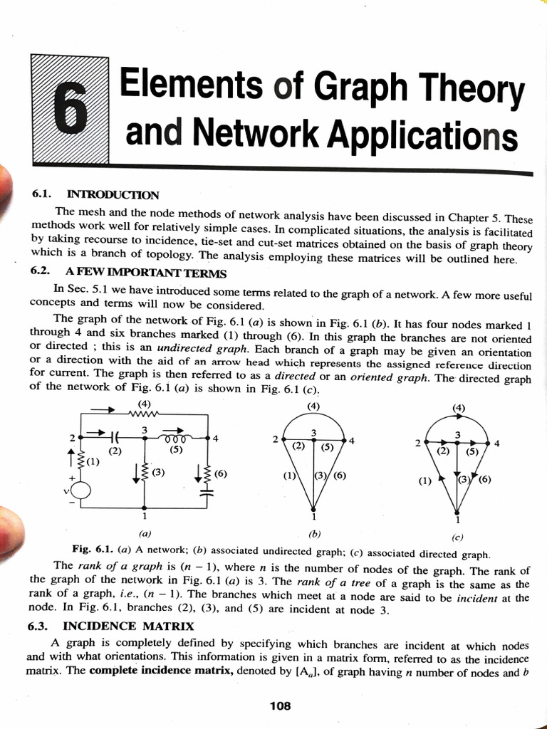 6. Elements of Graph Theory | PDF | Graph Theory | Electromagnetism