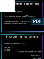 Flow Control Instructions: The JUMP Instruction