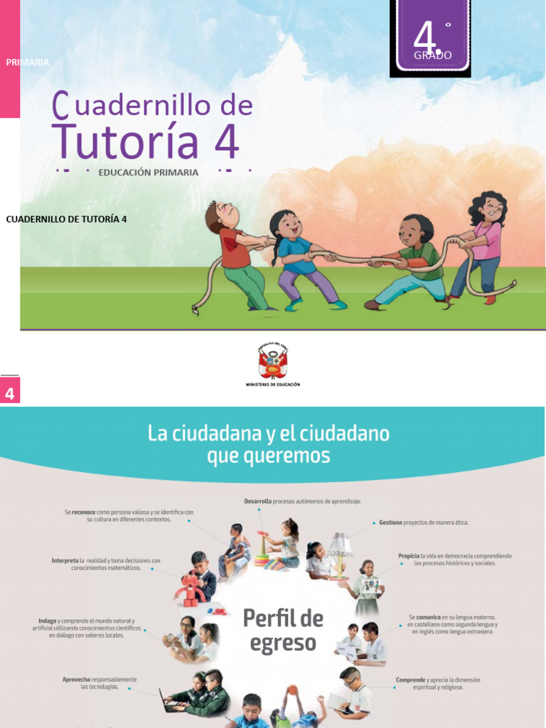 Cuadernillo de Tutoría 4to Grado | PDF | Las emociones | Ira