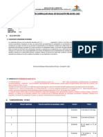 Programación Curricular Anual de 3°