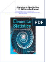 Full Ebook of Elementary Statistics A Step by Step Approach 11Th Edition Allan Bluman Online PDF All Chapter
