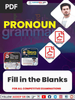 Pronoun Fill in The Blanks