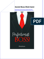 Download pdf of Perfectionist Boss Dheti Azmi full chapter ebook 